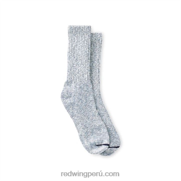 azul X22T229 Red Wing estilo 97672 cotton ragg quarter crew sock - paquete de 2 calcetines de algodón ragg quarter crew para mujer - Image 1