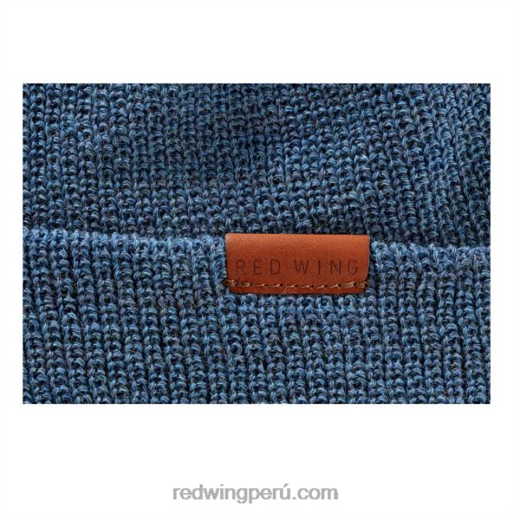 azul X22T271 Red Wing gorro de punto con logo de ala estilo 97455 gorro de reloj de punto unisex - Image 3