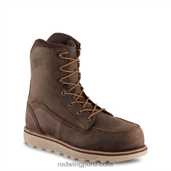 broncearse_x22t126_red_wing_trabajo_estilo_2418_traccion_tred_bota_impermeable_con_punta_de_seguridad_para_hombre_de_8_pulgadas.jpg broncearse X22T126 Red Wing trabajo - estilo 2418 tracción tred bota impermeable con punta de seguridad para hombre de 8 pulgadas - Image 1