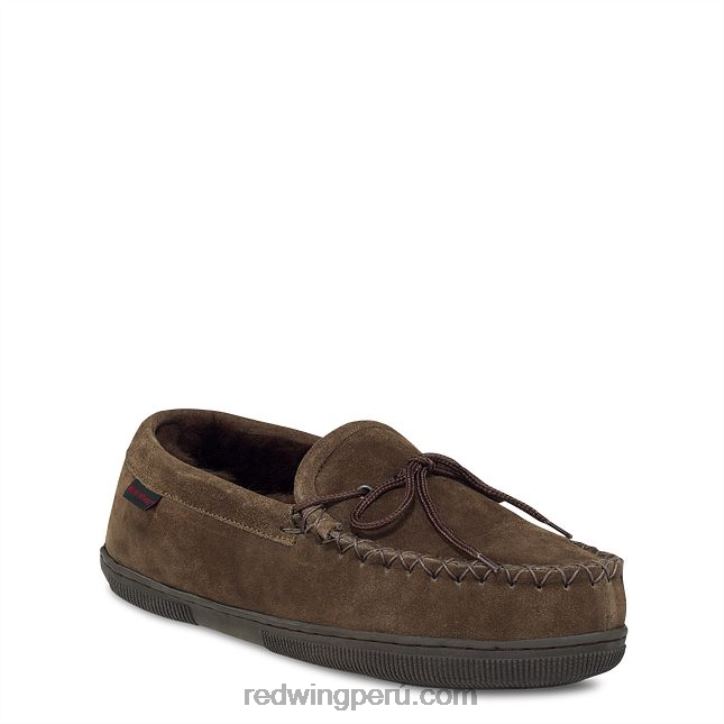 chocolate X22T292 Red Wing estilo 97522 pantuflas juliet de gamuza con forro polar pantuflas juliet para mujer con forro polar skeepskin - Image 1