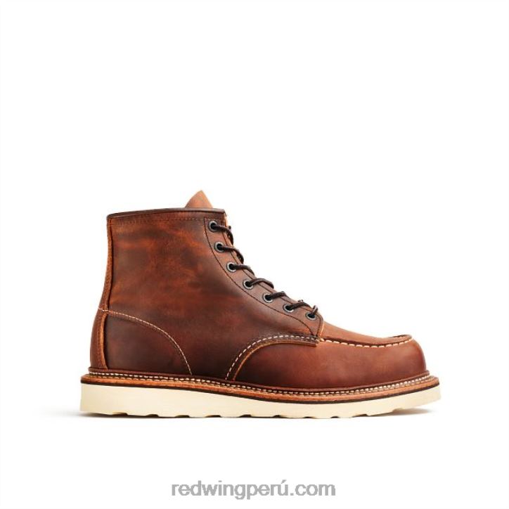 cobre X22T172 Red Wing heritage - bota de 6 pulgadas estilo mocasín clásico 875 para hombre en cuero heredado - Image 1