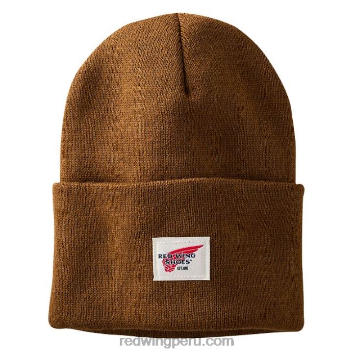 cobre X22T266 Red Wing gorro de punto de lana merino estilo 97490 gorro de punto de lana merino unisex - Image 1