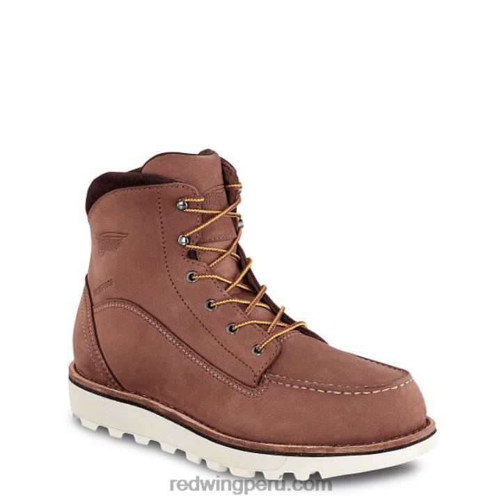 ladrillo_x22t159_red_wing_botas_de_trabajo_con_punta_de_seguridad_impermeables_de_6_pulgadas_para_mujer_tradeswoman_estilo_2345.jpg ladrillo X22T159 Red Wing botas de trabajo con punta de seguridad impermeables de 6 pulgadas para mujer tradeswoman estilo 2345 - Image 1