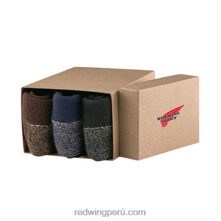 marron_azul_marino_negro_x22t222_red_wing_estilo_97331_ragg_lana_rayas_calcetin_unisex_lana_ragg.jpg marrón/azul marino/negro X22T222 Red Wing estilo 97331 ragg lana rayas calcetín unisex lana ragg - Image 1