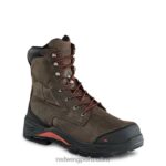marrón X22T103 Red Wing work - bota estilo 4441 supersole para hombre de 11 pulgadas con punta de seguridad aislada y sin cordones