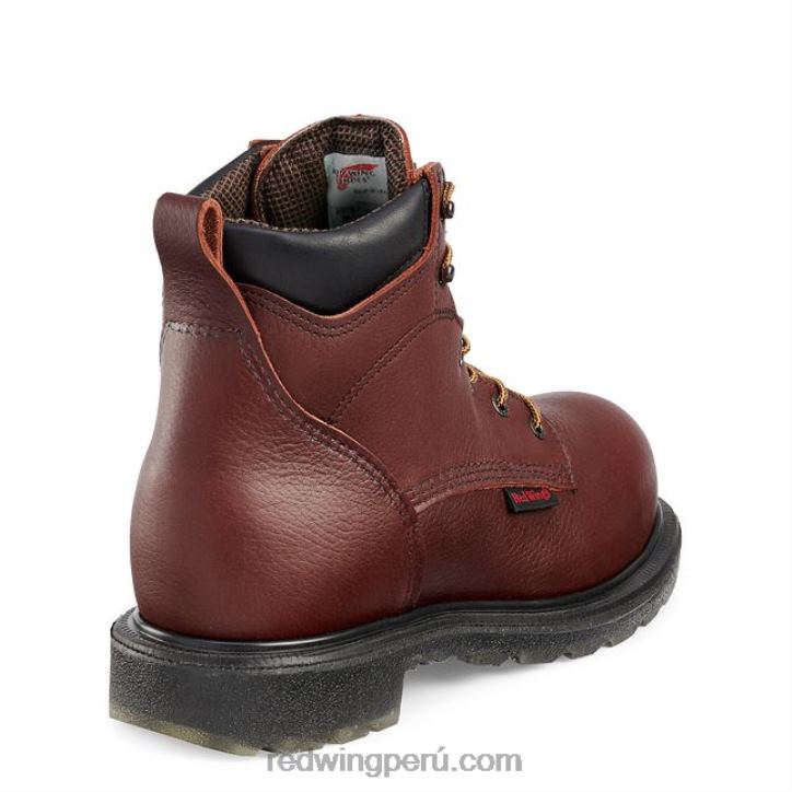 marrón X22T105 Red Wing work - estilo 2412 supersole 2.0 botas de seguridad csa con punta de seguridad impermeables y aisladas de 8 pulgadas para hombres - Image 2