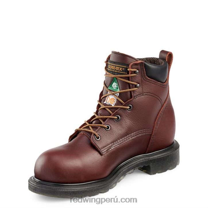 marrón X22T105 Red Wing work - estilo 2412 supersole 2.0 botas de seguridad csa con punta de seguridad impermeables y aisladas de 8 pulgadas para hombres - Image 3