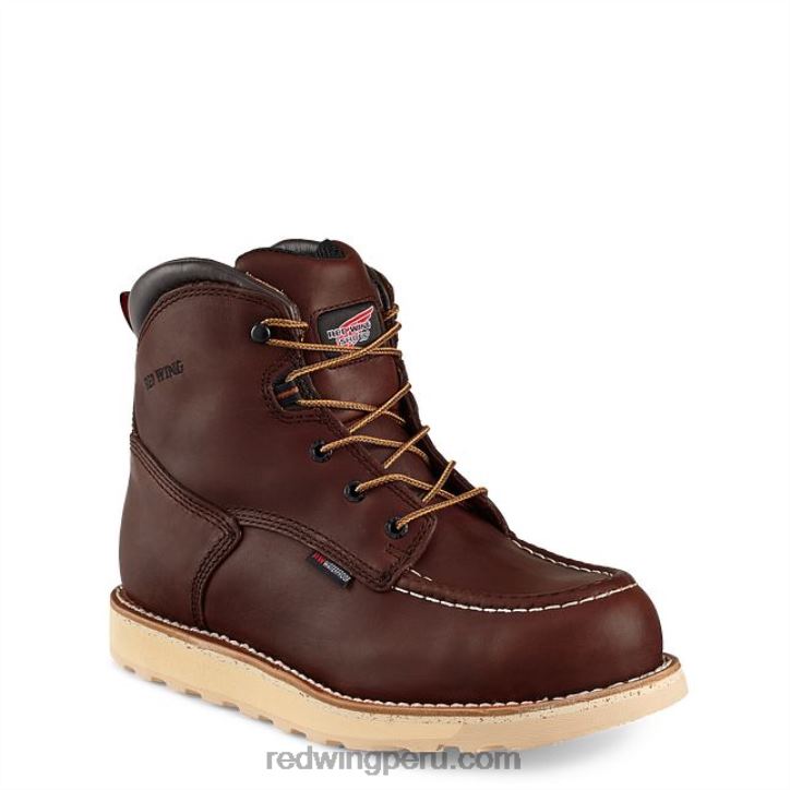 marrón X22T110 Red Wing botas de trabajo con punta de seguridad de 6 pulgadas para hombre estilo 2241 king toe - Image 1