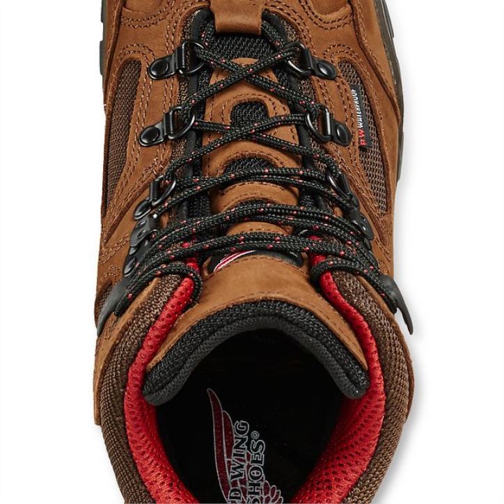 marrón X22T113 Red Wing trabajo - estilo 4442 dynaforce botas de seguridad impermeables y aisladas para hombres de 8 pulgadas - Image 4