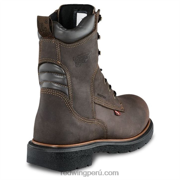 marrón X22T114 Red Wing trabajo - estilo 4420 loggermax botas impermeables con punta de seguridad para hombre de 9 pulgadas - Image 2