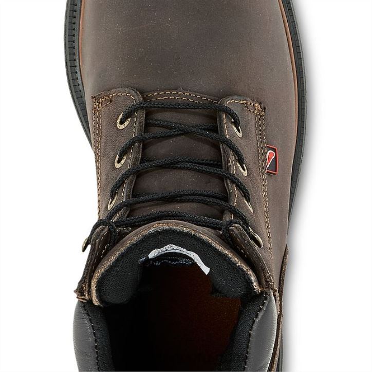marrón X22T114 Red Wing trabajo - estilo 4420 loggermax botas impermeables con punta de seguridad para hombre de 9 pulgadas - Image 4