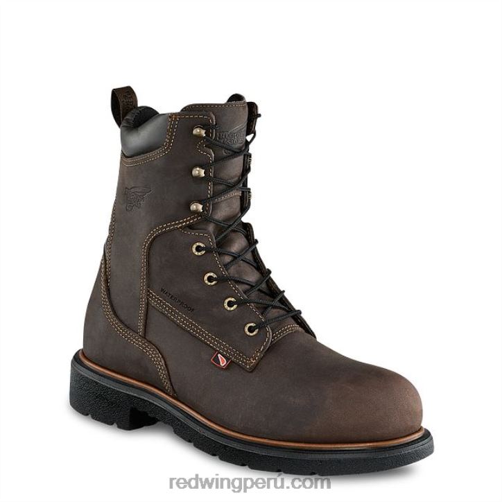 marrón X22T114 Red Wing trabajo - estilo 4420 loggermax botas impermeables con punta de seguridad para hombre de 9 pulgadas - Image 1