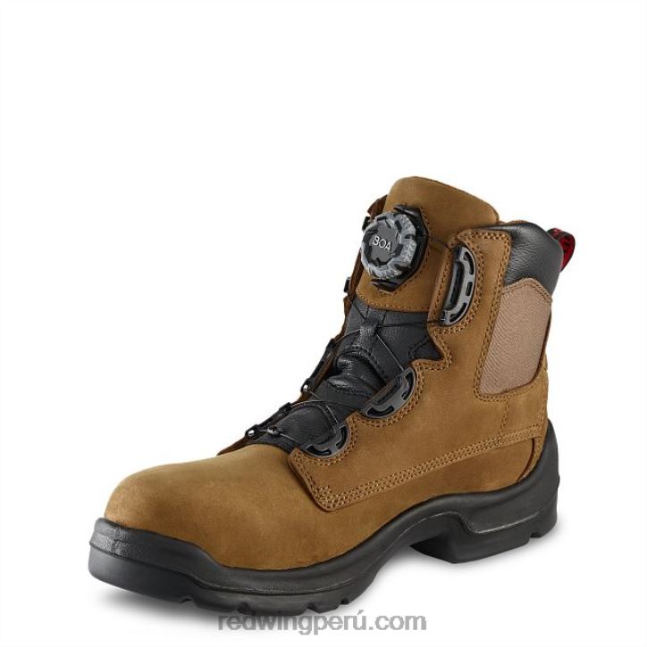 marrón X22T118 Red Wing trabajo - estilo 3531 tradesman boa para hombre de 8 pulgadas, resistente al agua, bota con punta de seguridad csa - Image 3