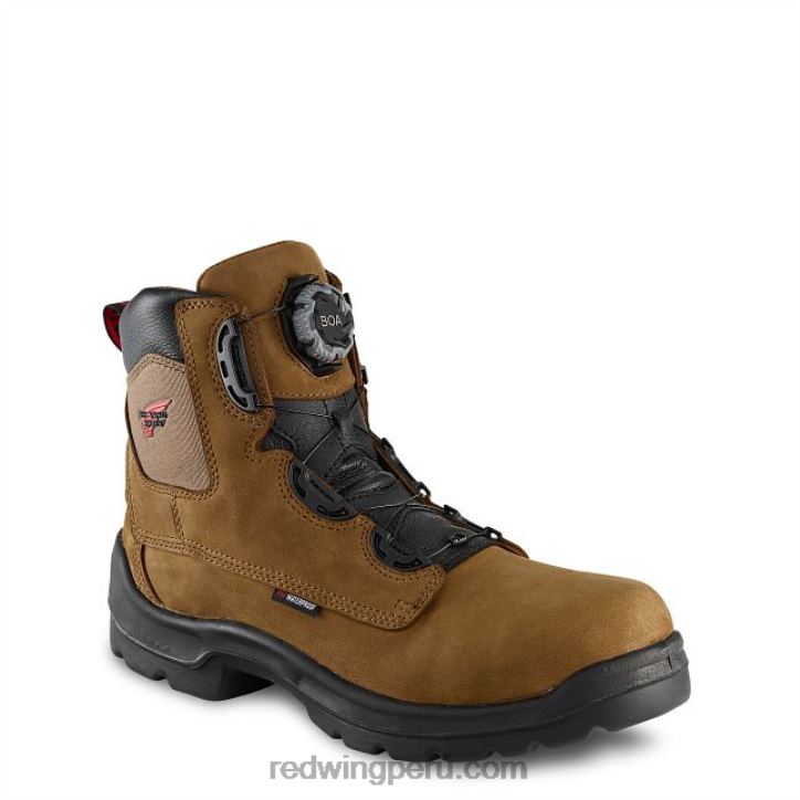 marrón X22T118 Red Wing trabajo - estilo 3531 tradesman boa para hombre de 8 pulgadas, resistente al agua, bota con punta de seguridad csa - Image 1