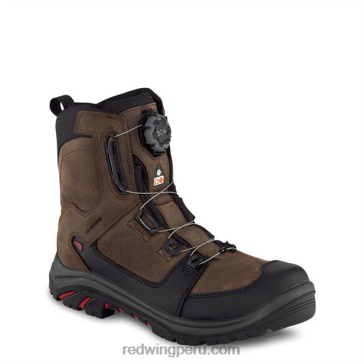 marrón X22T119 Red Wing trabajo - estilo 4402 king toe adc botas de seguridad impermeables para hombres de 6 pulgadas - Image 1