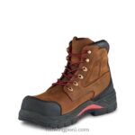 marrón X22T120 Red Wing trabajo - estilo 4436 supersole para hombre de 11 pulgadas resistente al agua con punta de seguridad metguard bota sin cordones - Image 3