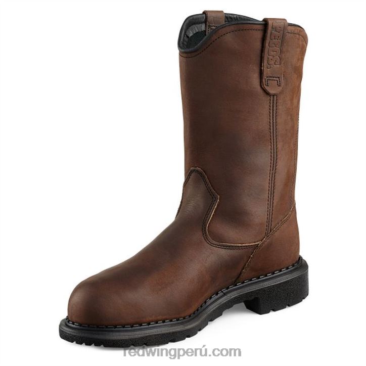 marrón X22T121 Red Wing trabajo - estilo 2405 supersole 2.0 bota de seguridad para hombre de 11 pulgadas sin cordones - Image 3