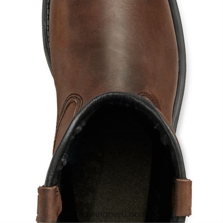 marrón X22T121 Red Wing trabajo - estilo 2405 supersole 2.0 bota de seguridad para hombre de 11 pulgadas sin cordones - Image 4