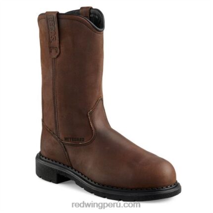 marrón X22T121 Red Wing trabajo - estilo 2405 supersole 2.0 bota de seguridad para hombre de 11 pulgadas sin cordones