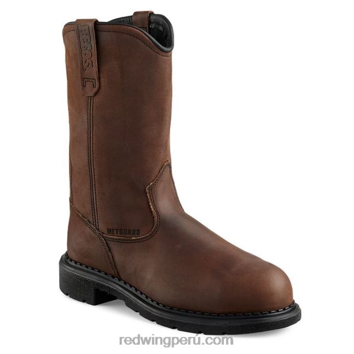 marrón X22T121 Red Wing trabajo - estilo 2405 supersole 2.0 bota de seguridad para hombre de 11 pulgadas sin cordones - Image 1