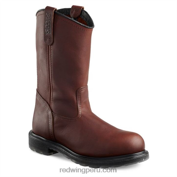 marrón X22T122 Red Wing trabajo - estilo 3508 supersole 2.0 botas de punta de seguridad csa de 8 pulgadas para hombres - Image 1