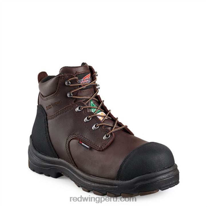 marrón X22T128 Red Wing trabajo - estilo 4217 dynaforce botas impermeables con punta de seguridad para hombre de 6 pulgadas - Image 1