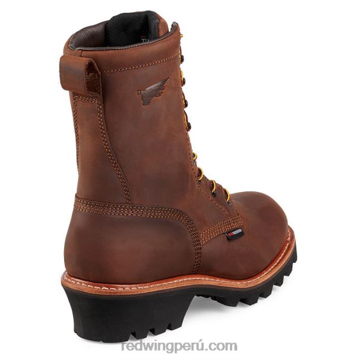 marrón X22T24 Red Wing guante de piel de ante con forro estilo 95230 guante para hombre de piel de ante nuez moscada - Image 2