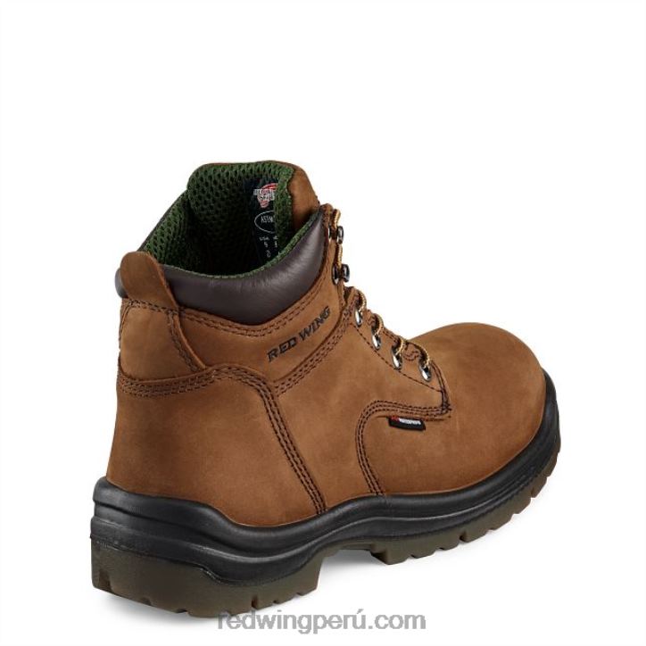 marrón X22T5 Red Wing estilo 97515 mocasines de gamuza con forro polar mocasines mocasines con forro polar de piel de oveja para hombre - Image 2