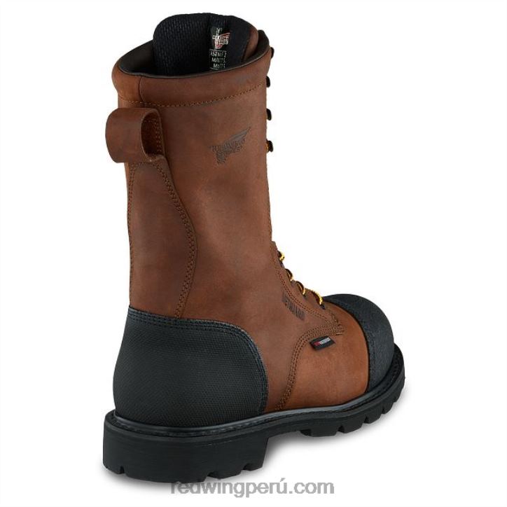 marrón X22T68 Red Wing trabajo - estilo 2401 flexforce botas de seguridad impermeables para hombres de 6 pulgadas - Image 2