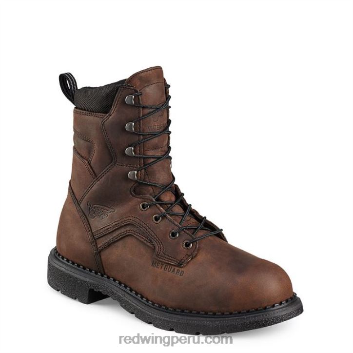 marrón X22T70 Red Wing trabajo - estilo 604 supersole 2.0 bota de punta blanda impermeable para hombre de 6 pulgadas - Image 1