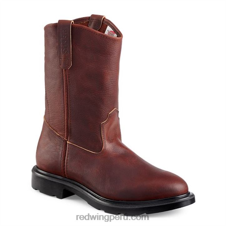 marrón X22T82 Red Wing work - bota sin cordones con punta suave de 11 pulgadas para hombre estilo 1105 supersole - Image 1