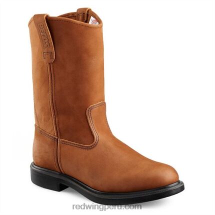 marrón X22T83 Red Wing botas de trabajo con punta suave de 6 pulgadas para hombre estilo 202 supersole