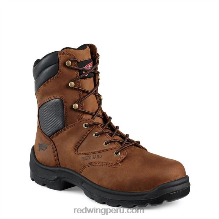 marrón X22T87 Red Wing trabajo - estilo 4433 supersole bota metguard impermeable para hombre de 6 pulgadas con punta de seguridad - Image 1