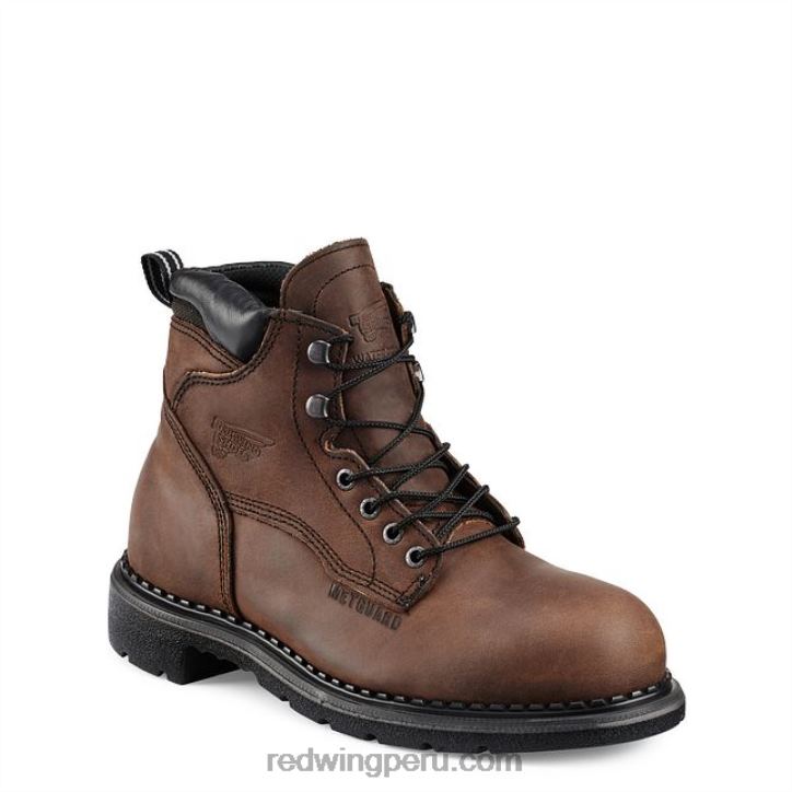 marrón X22T88 Red Wing work - bota estilo 1412 supersole 2.0 para hombre de 8 pulgadas con punta blanda, resistente al agua y con aislamiento - Image 1