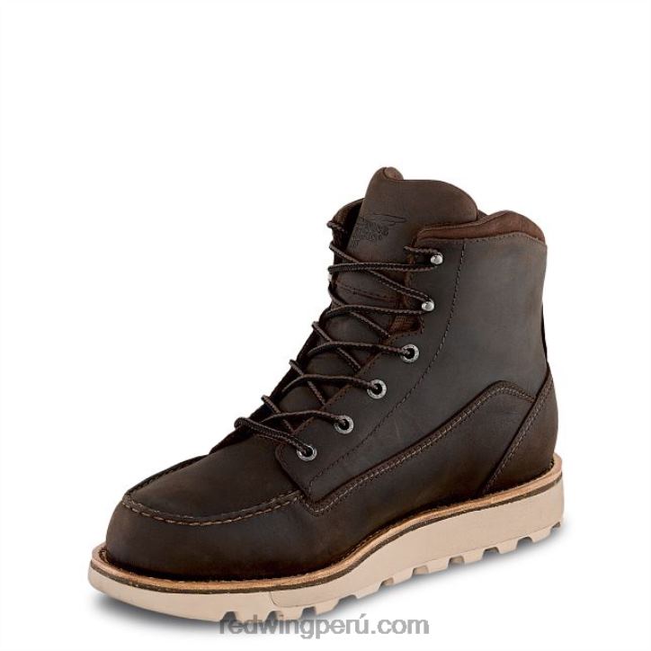 marrón X22T93 Red Wing trabajo - estilo 1155 nailseat bota sin cordones para hombre de 11 pulgadas con punta suave - Image 3