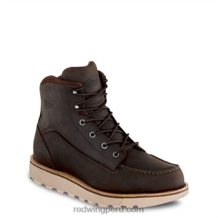 marrón X22T93 Red Wing trabajo - estilo 1155 nailseat bota sin cordones para hombre de 11 pulgadas con punta suave