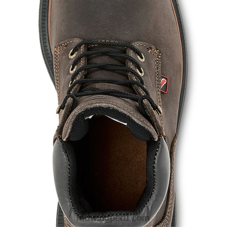 marrón X22T97 Red Wing trabajo - estilo 3573 brnr xp botas impermeables con punta de seguridad csa para hombre de 8 pulgadas - Image 4