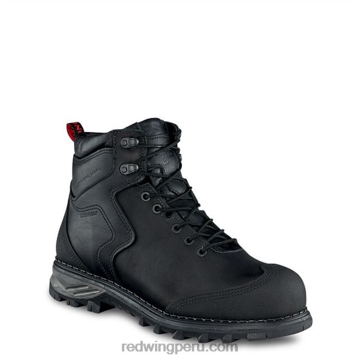negro X22T108 Red Wing botas de trabajo impermeables con punta de seguridad de 6 pulgadas para hombre estilo 2410 burnside - Image 1