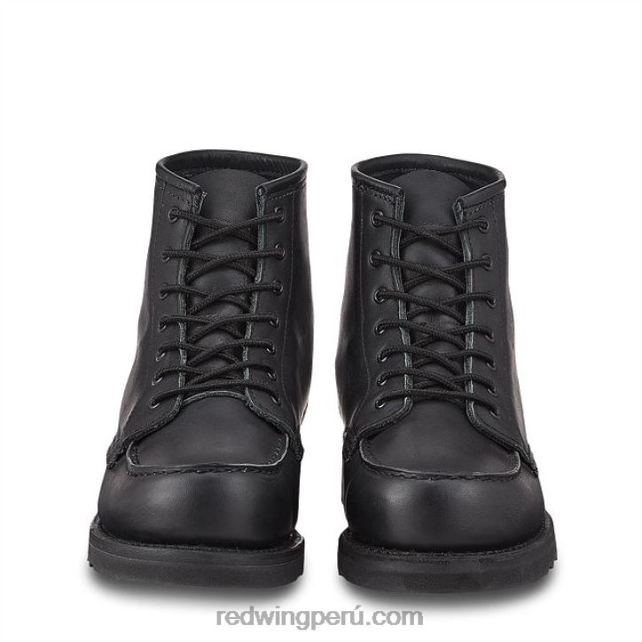 negro X22T194 Red Wing heritage - estilo 3377 botas cortas mocasines clásicas de 6 pulgadas para mujer en cuero mohave - Image 3