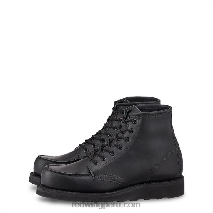 negro X22T194 Red Wing heritage - estilo 3377 botas cortas mocasines clásicas de 6 pulgadas para mujer en cuero mohave - Image 5