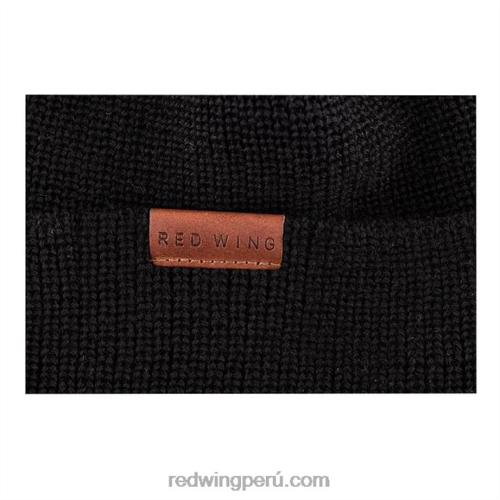 negro X22T269 Red Wing gorro de punto de lana merino estilo 97493 gorro de punto de lana merino unisex - Image 3