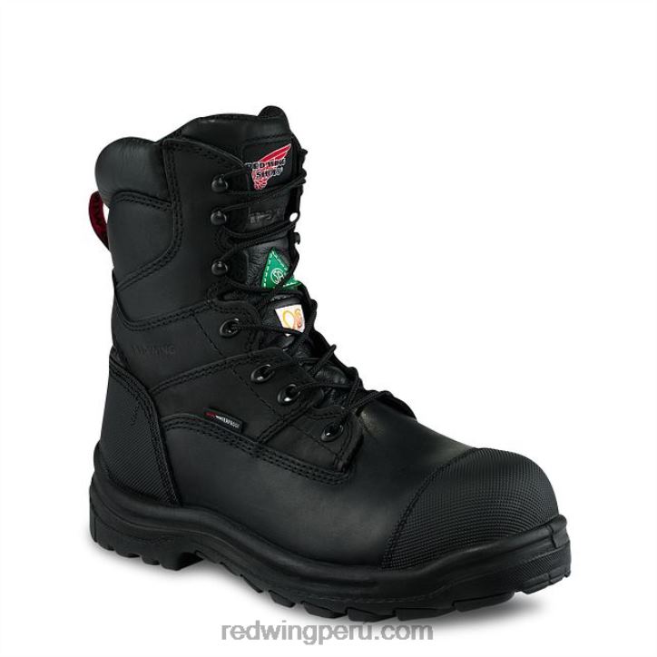 negro X22T76 Red Wing botas de trabajo con punta de seguridad impermeables y aisladas de 6 pulgadas para hombre estilo 2260 king toe - Image 1