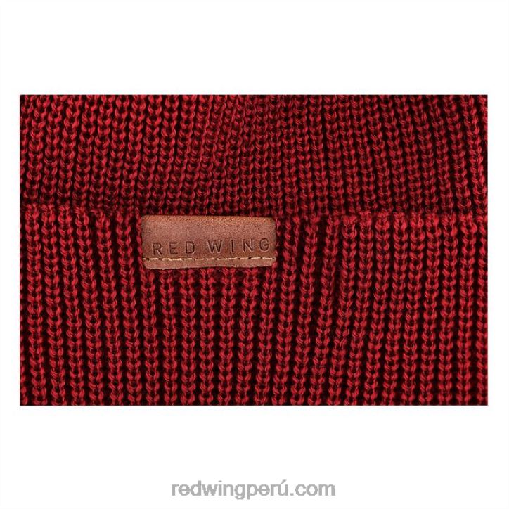 rojo X22T270 Red Wing gorro de punto de lana merino estilo 97494 gorro de lana merino unisex - Image 3