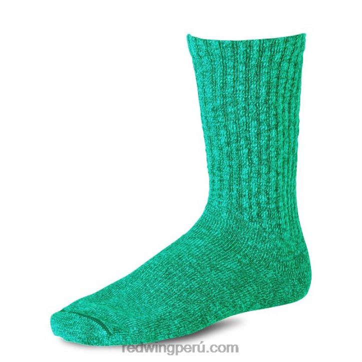 verde_verde_oscuro_x22t203_red_wing_estilo_97167_cotton_ragg_sock_calcetin_unisex_en_mezcla_de_algodon.jpg verde/verde oscuro X22T203 Red Wing estilo 97167 cotton ragg sock calcetín unisex en mezcla de algodón - Image 1