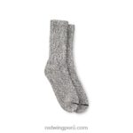 blanco negro X22T204 Red Wing estilo 97291 calcetín de trabajo de lana merino cuarto de tripulación calcetín de lana merino unisex cuarto de tripulación