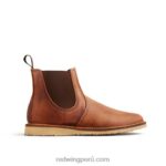 cobre X22T179 Red Wing heritage - bota de mujer con tacón style 3404 clara en piel legacy
