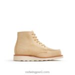 crema X22T193 Red Wing heritage - bota corta estilo mocasín clásico de 6 pulgadas para mujer estilo 3380 en piel de límite