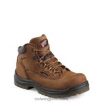marrón X22T158 Red Wing trabajo - estilo 1224 traction tred lite botas impermeables con punta blanda para mujer de 6 pulgadas