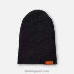 negro X22T269 Red Wing gorro de punto de lana merino estilo 97493 gorro de punto de lana merino unisex - Image 2