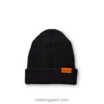 negro X22T269 Red Wing gorro de punto de lana merino estilo 97493 gorro de punto de lana merino unisex